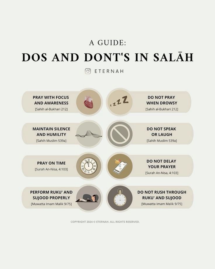 Salah Etiquette